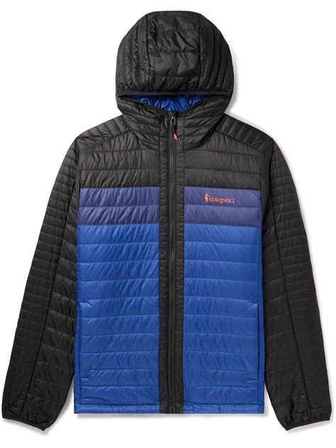 Cotopaxi Capa Logo Print Quilted Recycled Nylon Ripstop Hooded Jacket