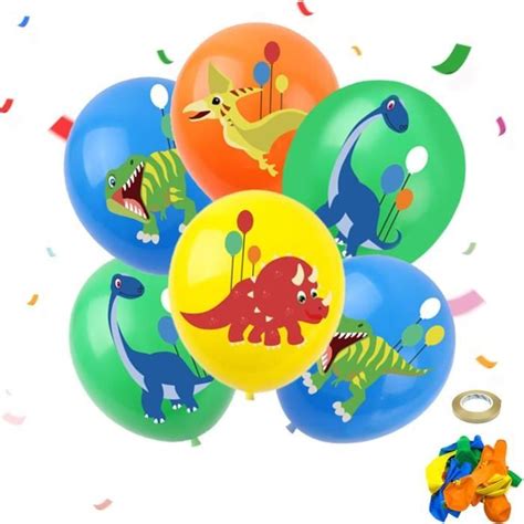 Pi Ces Ballon Dinosaure Decoration Anniversaire Dinosaur Ballon