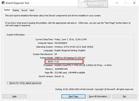 How To Check Your Bios Version Majorgeeks