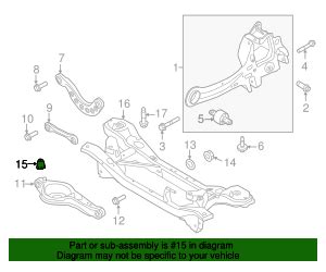 2012 2018 Ford Focus Lower Control Arm Bumper CV6Z 5K570 A QuirkParts