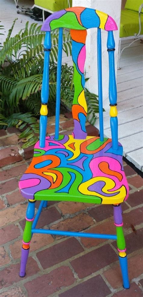 colorful painted furniture creating  unique    room paint