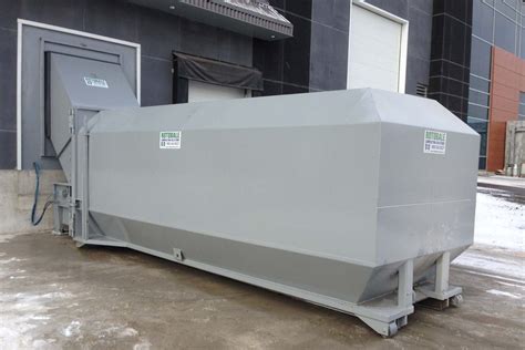 Stationary Compactors Secure Waste Area Rotobale Compaction Solutions