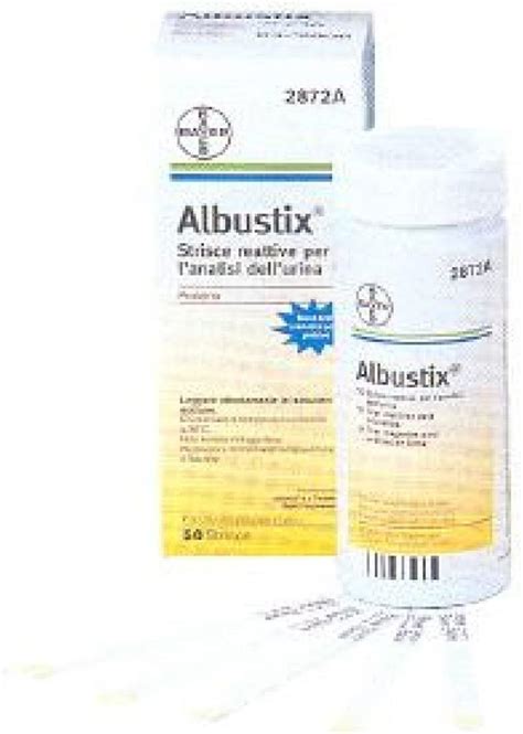 Albustix Urine Protein Test Strips, 50-Piece : Amazon.co.uk: Health & Personal Care