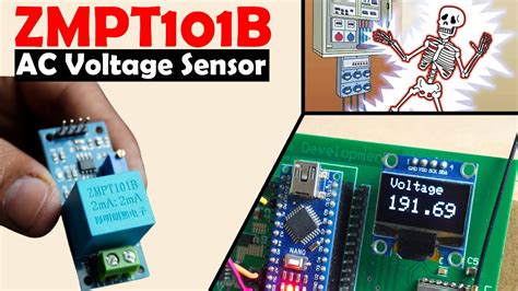 ZMPT101B 80-250V AC Voltage Sensor With Arduino, Voltage, 44% OFF