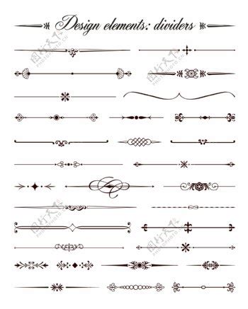 国风线条分割线中式古典线条图片素材 编号70050359 图行天下