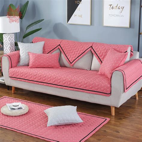 Buy Summer Spring Wave Quilted Sofa Slipcovers Cotton
