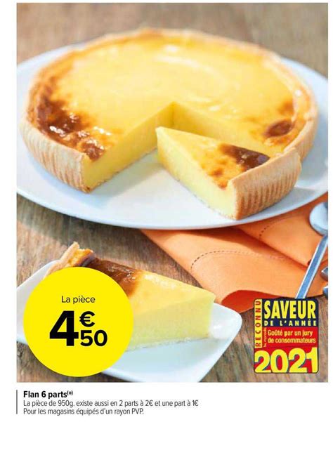 Promo Flan Parts Chez Carrefour Market Icatalogue Fr