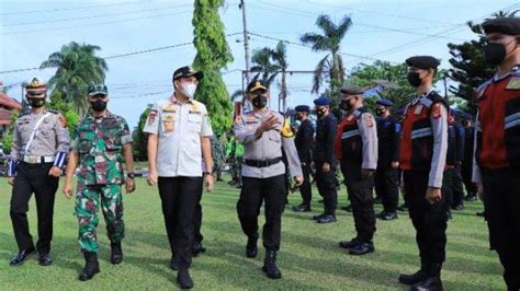 Bupati OI Panca Akbar Dan Kapolres AKBP Yusantiyo Cek Kesiapan Personel