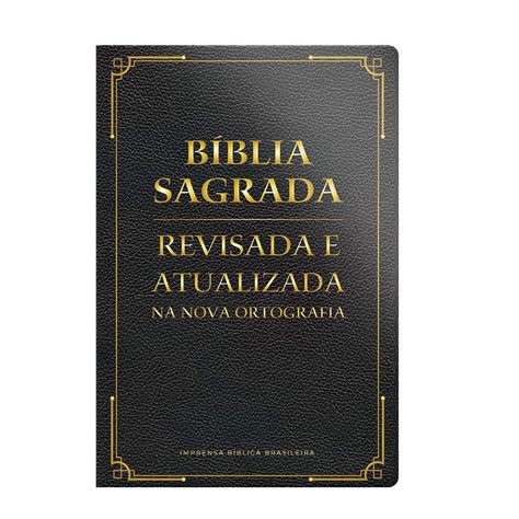 B Blia Sagrada Ra Letra Gigante Semi Luxo Preta Shopee Brasil