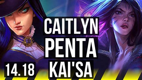 Caitlyn Bard Vs Kai Sa Milio Adc Penta Godlike Euw Diamond