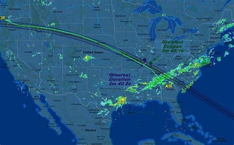 This Delta Flight Is Right On The Solar Eclipse Path Of Totality