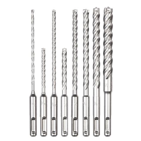 Milwaukee Tool Mx4 Sds Plus Carbide Drill Bit Kit 8 Piece The Home