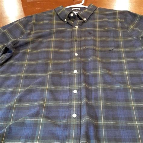 Abercrombie And Fitch Shirts Nwot Abercrombie Fitch Plaid Button Down