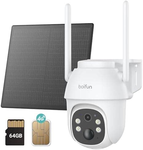 Amazon Boifun G G Lte Cellular Solar Security Cameras Wireless