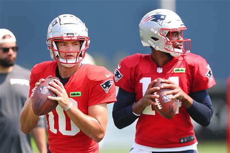 Patriots Training Camp Recap 811 Jacoby Brissett Drake Maye Dominate