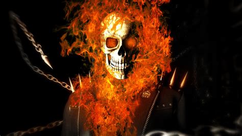 Fire Skeleton Wallpapers Wallpaper Cave