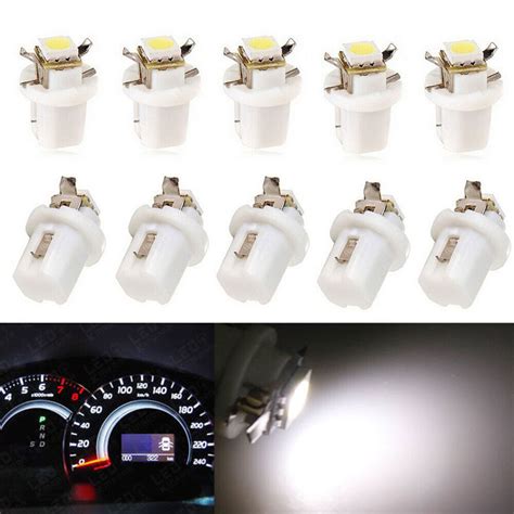 Pcs B D T Led Smd T White Lamp Car Gauge Speedo Dash Bulb