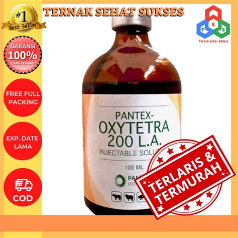 Jual Pantex Oxytetra 200 LA Untuk Pencernaan Pernafasan Ternak TSS1