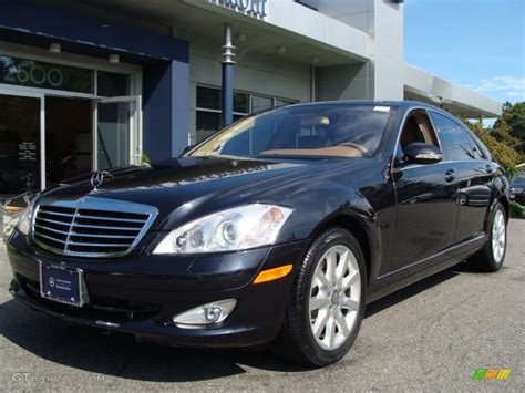 2008 Designo Chromite Black Metallic Mercedes Benz S 550 4matic Sedan