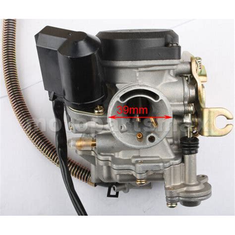 Mm Carburetor Carb W Electric Choke For Gy Cc Mopeds Scooters Sunl