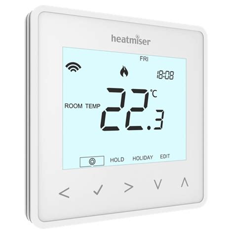 Heatmiser NeoAir V2 Wireless Smart Thermostat Glacier White