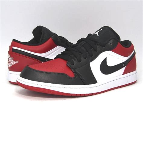 未使用 NIKE ナイキ 29cm AIR JORDAN 1 LOW BRED TOE 553558 612 エアジョーダン ロー GYM