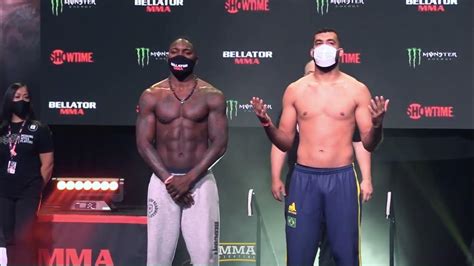 Bellator 258 Anthony Johnson Vs Jose Augusto Staredown Mma Fighting