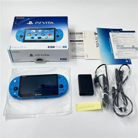 Sony Ps Vita Pch Za Aqua Blue Mint Wi Fi Model Used Fast