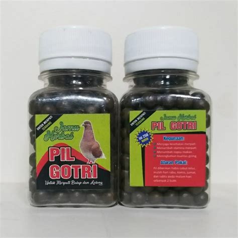 Jual PIL GOTRI JAMU HERBAL MERPATI BALAP DAN KOLONG TERBANG Shopee