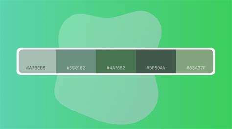 32 Green Color Palette Ideas · ColorSlurp