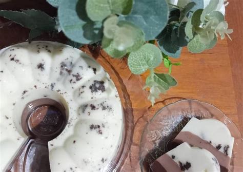 Resep Pudding Triple Layer Oreo Milo Coklat Oleh Tasty Treat By Ayu