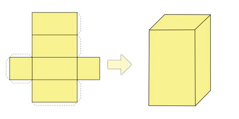 Prisma Rectangular Para Armar Poliedros De Papel