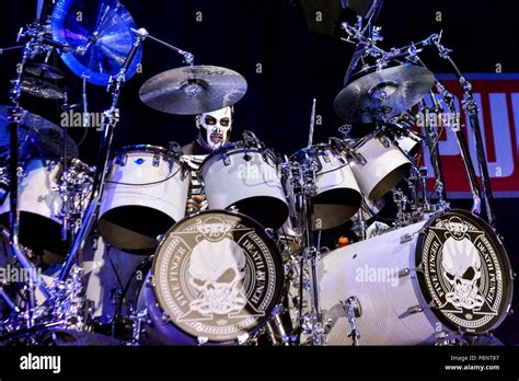 Jeremy Spencer Drummer For Five Finger Death Punch On Stage At Las