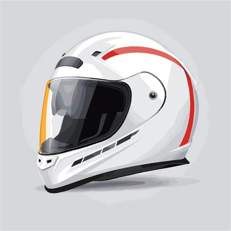 Vetor De Capacete De Motocicleta Vetor Premium