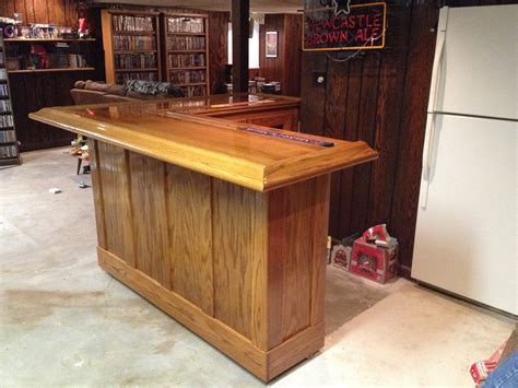 Diy How To Build Your Own Oak Home Bar John Everson