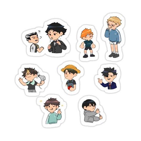 Haikyuu Stickers Printable Printable Word Searches