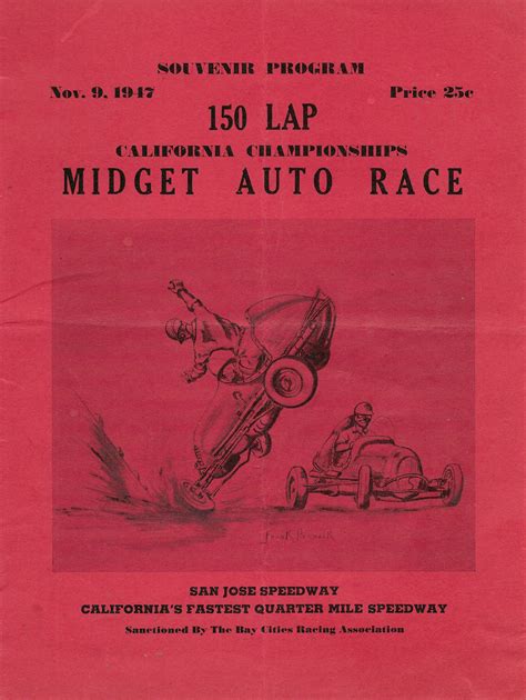 Santa Clara County Fairgrounds The Motor Racing Programme Covers Project