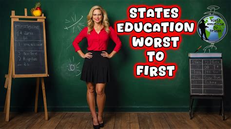 Every State Ranked By Education All 50 Us States Youtube