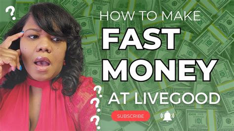 How To Make Fast Money With Livegood Youtube