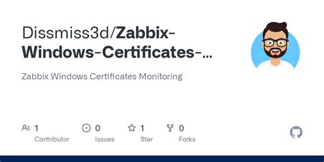 Zabbix Windows Certificates Monitoring Template Windows Certificates