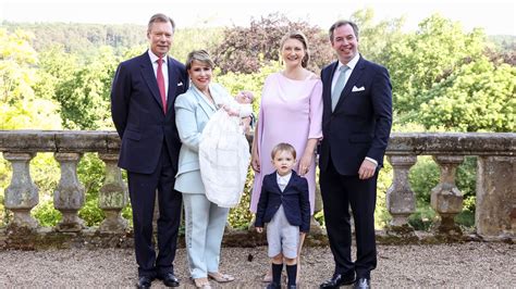 Luxembourg S Prince Guillaume And Princess Stephanie Celebrate Baby Joy