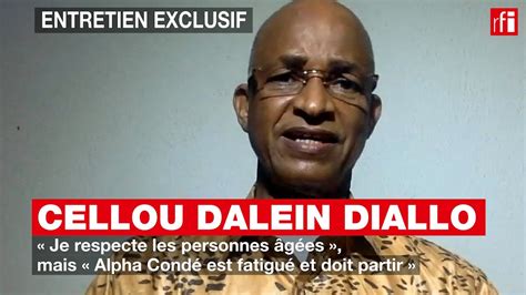 Cellou Dalein Diallo Je Respecte Les Personnes G Es Mais Il Est