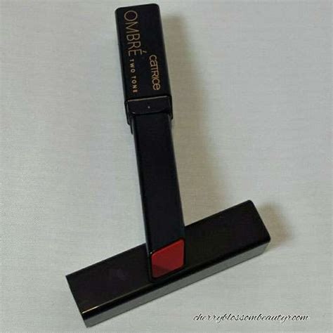 Test Lippenstift Catrice Ombr Two Tone Lipstick Farbe Bloody