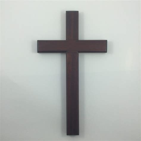 MAHOGANY WALL CROSS | Church Stores