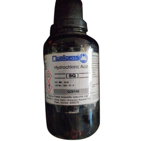 HYDROCHLORIC ACID At Rs 348 Bottle CAS No 7647 01 0 In New Delhi