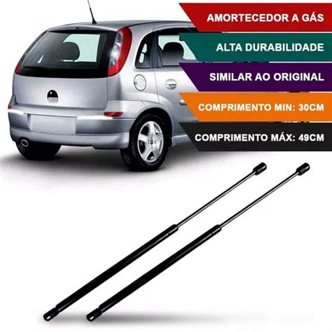 Par Amortecedor Tampa Traseira Porta Malas Corsa Hatch