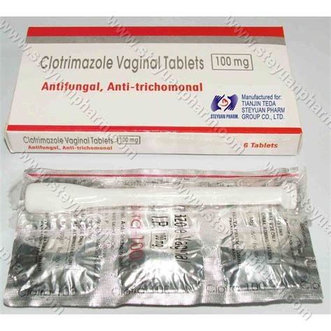 Clotrimazole Vaginal Tablet 100mg Manufacturer Supplier And Exporter