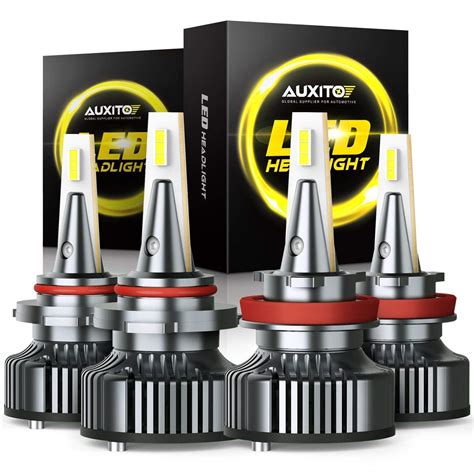 Auxito 9005 Hb3 High Beam And H11 Low Beam Led Bulbs Combo Kit Beam A