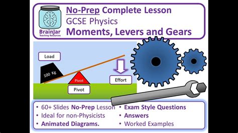 Moments Levers And Gears AQA GCSE Physics YouTube