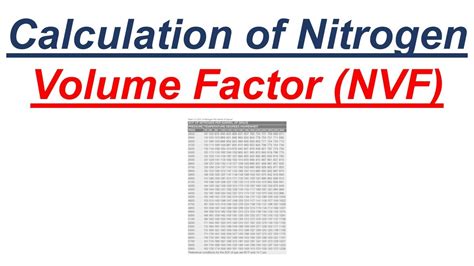 71 Calculation Of Nitrogen Volume Factor By Yasir Ali YouTube